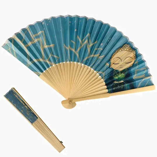 BCG Creations Printed Dynasty Hand Fan — view 4