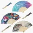 BCG Creations Printed Dynasty Hand Fan — view 3