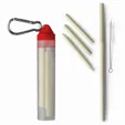 Mixie Wheat Straw Plastic Keychain Set — view 2