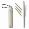 Mixie Wheat Straw Plastic Keychain Set — view 3