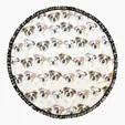 Round Microfiber Beach Towel With Fringe