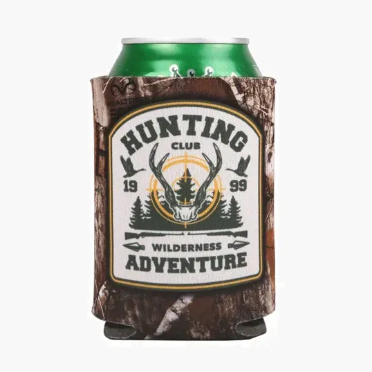 Realtree® Camo Full Color Can Cooler — view 3