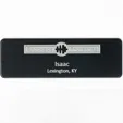 Silver City Metal Name Badge — view 2
