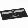 Silver City Metal Name Badge — view 4