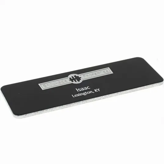 Silver City Metal Name Badge — view 3