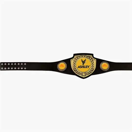 Shield Championship Belts, 52" Leather — view 2