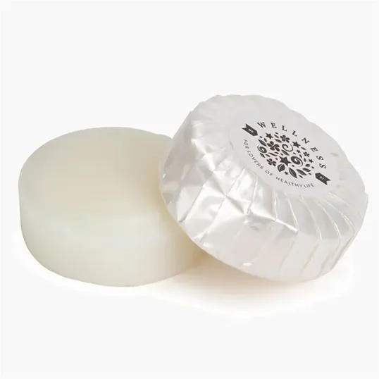 Mixie Plastic Wrapped Round Soap, Green Tea Scent