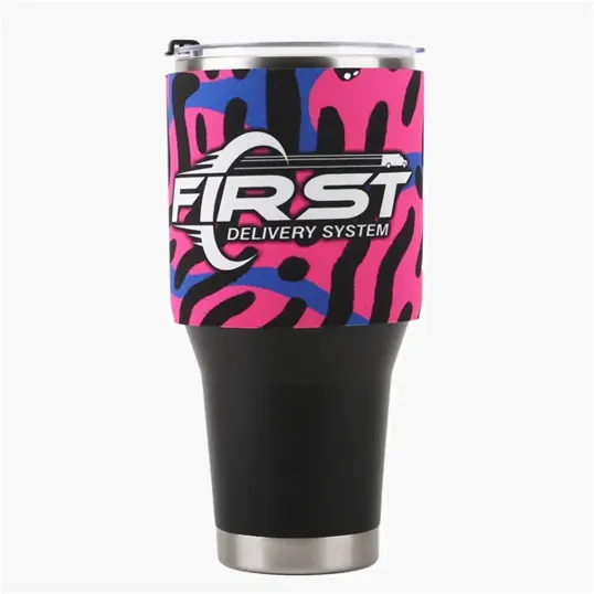 Full Color 40 Oz Neoprene Tumbler Sleeve — view 4