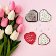 Mixie Small Heart Shaped Mint Tin
