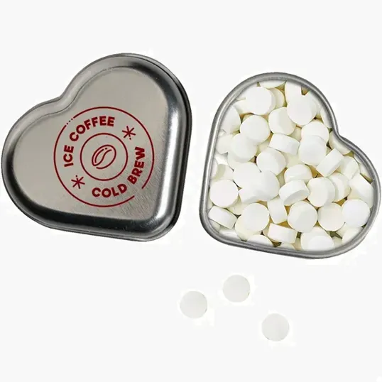 Mixie Small Heart Shaped Mint Tin — view 3