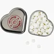 Mixie Small Heart Shaped Mint Tin — view 3