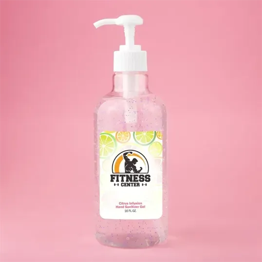 Mixie 16 oz Hand Sanitizer Gel with Moisturizing Beads