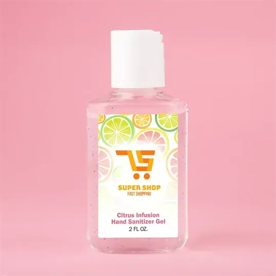 Mixie 2 oz Travel Hand Sanitizer Gel with Moisturizing Beads
