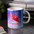 Denwell USA Full Color 11oz White Ceramic Mug
