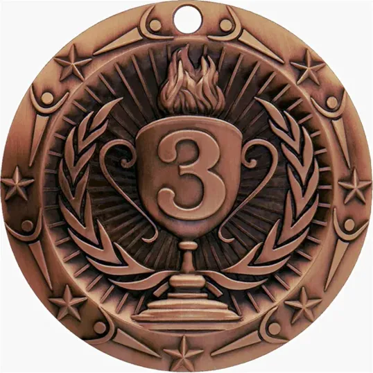 BCG Creations Stock World Class Sports & Academic Medals — view 3