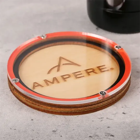 BCG Creations Layered Wood Coaster with Acrylic Top — view 4