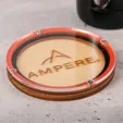 BCG Creations Layered Wood Coaster with Acrylic Top — view 4