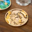 BCG Creations Layered Wood Coaster with Acrylic Top — view 6