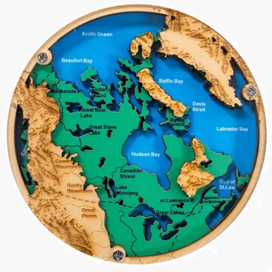 BCG Creations Layered Wood Coaster with Acrylic Top — view 12