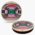 BCG Creations Layered Wood Coaster with Acrylic Top — view 8