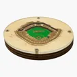 BCG Creations Layered Wood Coaster with Acrylic Top — view 16