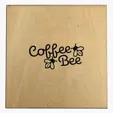 Labyrinth Layered Wood Coaster — view 2