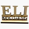 BCG Creations Standing Wood Sign, Custom-Cut Profile