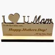 BCG Creations Standing Wood Sign, Custom-Cut Profile — view 3