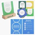 Mixie Renewal Affirmation Cards with Wood Stand
