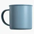 Mixie 18 oz Wheat Cup with Handle — view 2
