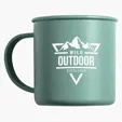 Mixie 18 oz Wheat Cup with Handle — view 4