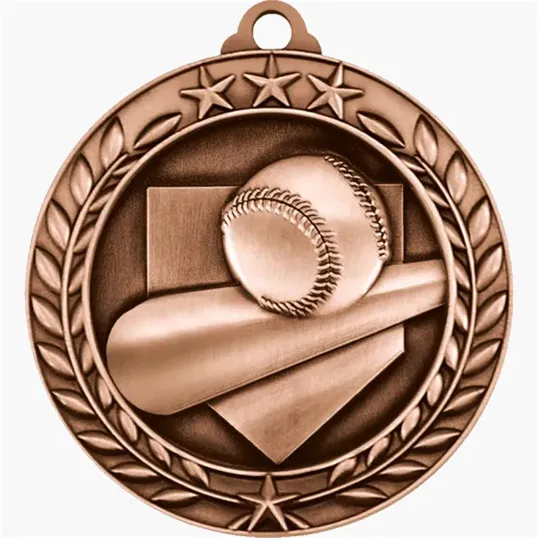 BCG Creations Small Academic & Sports Laurel Medals — view 2
