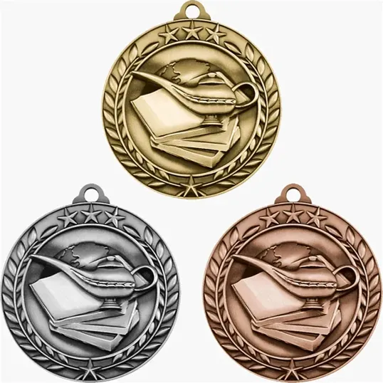 BCG Creations Small Academic & Sports Laurel Medals — view 9