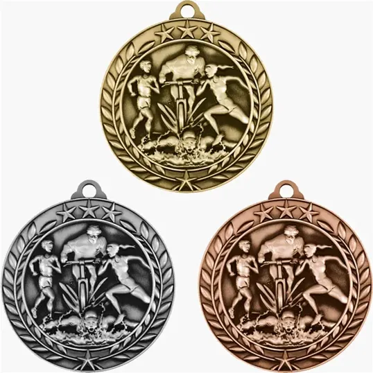 BCG Creations Small Academic & Sports Laurel Medals — view 68