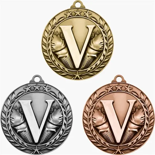 BCG Creations Small Academic & Sports Laurel Medals — view 72