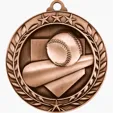 BCG Creations Small Academic & Sports Laurel Medals — view 2