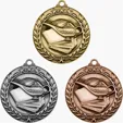 BCG Creations Small Academic & Sports Laurel Medals — view 9