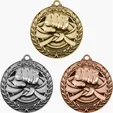 BCG Creations Small Academic & Sports Laurel Medals — view 49