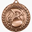 BCG Creations Small Academic & Sports Laurel Medals — view 54