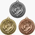 BCG Creations Small Academic & Sports Laurel Medals — view 64