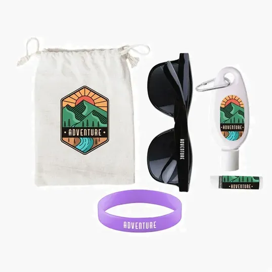 Mixie Mini Set for Summer Kit in Drawstring Jute Bag — view 2