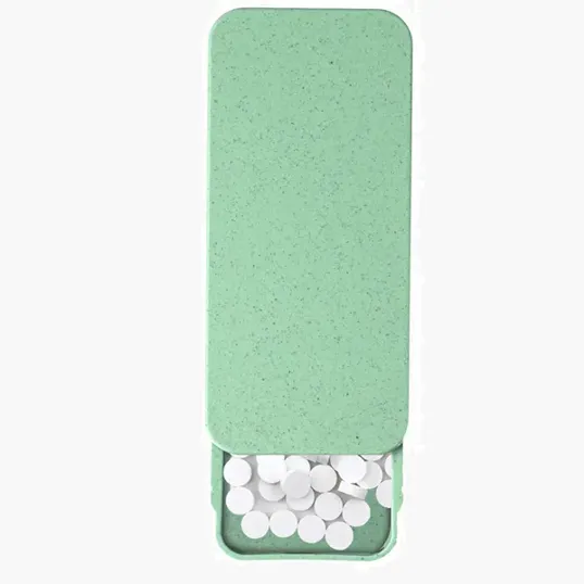 Mixie Wheat Straw Candy Container With Mints — view 5