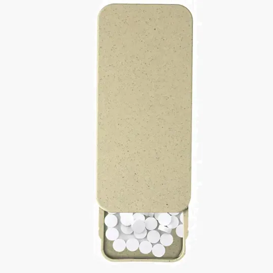 Mixie Wheat Straw Candy Container With Mints — view 6