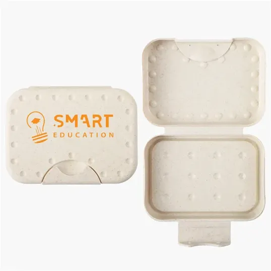 Mixie Naturegrain Wheat Straw Bar Soap Travel Container