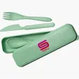 Mixie Wheat Straw Cutlery Set