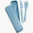 Mixie Wheat Straw Cutlery Set — view 3