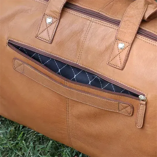 Bell Canyon Leather Duffel Bag — view 12