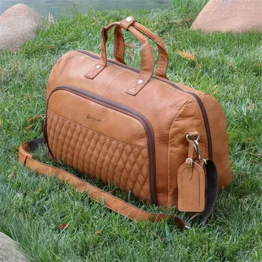 Bell Canyon Leather Duffel Bag — view 3