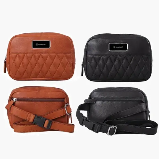Brea Canyon Leather Cross Body Bag — view 8