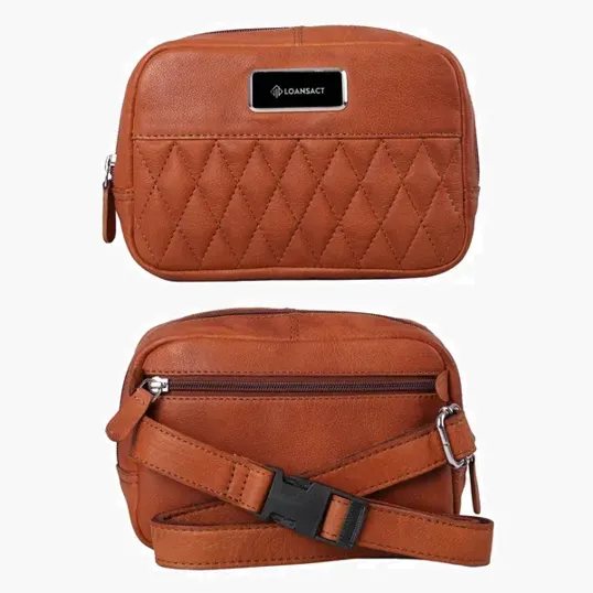 Brea Canyon Leather Cross Body Bag — view 19